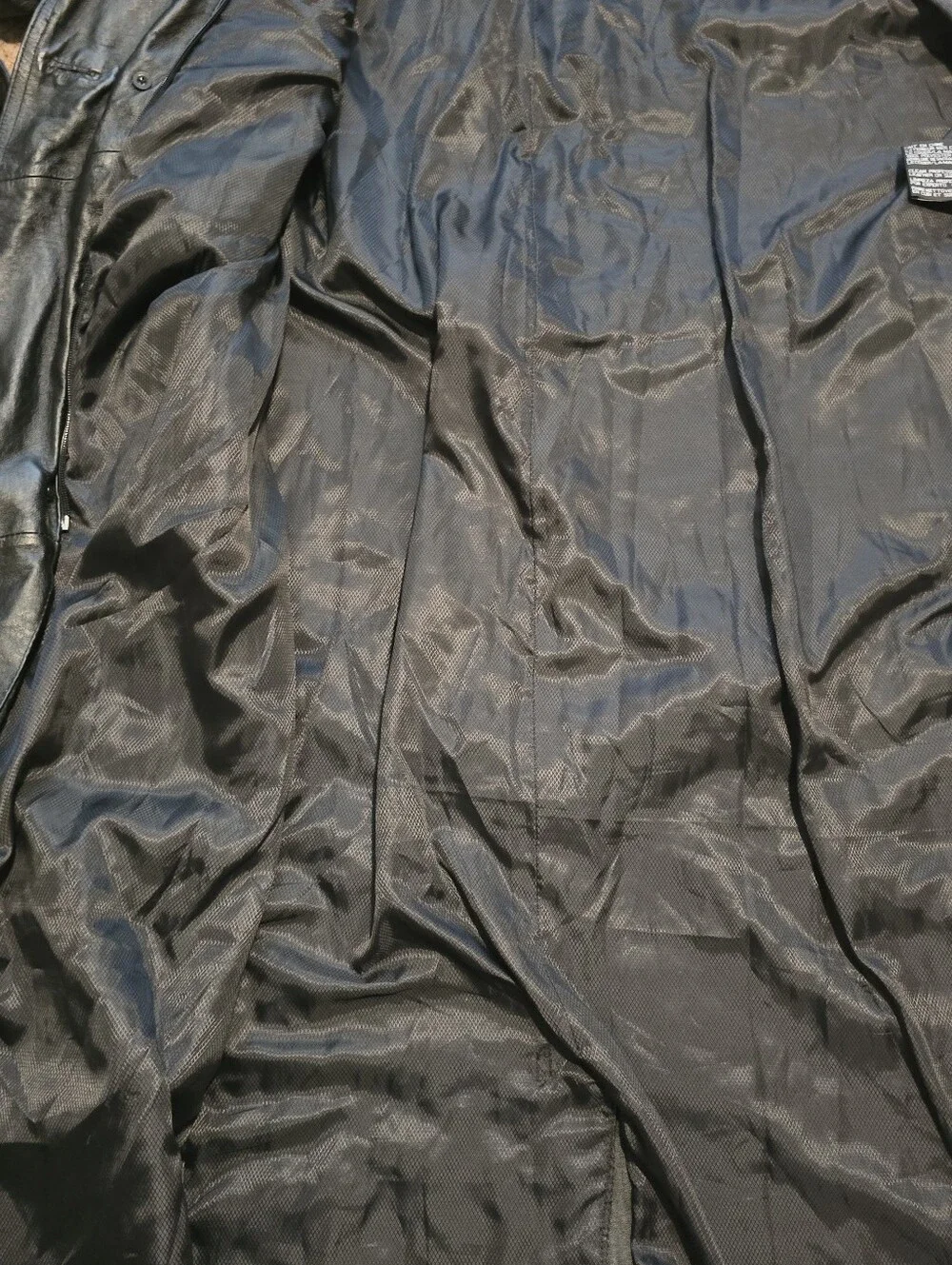 Vintage Phase Two Genuine Leather Trench Coat.